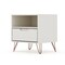 Manhattan Comfort Rockefeller 1.0 Nightstand, Off White 101GMC8 - alternate 4